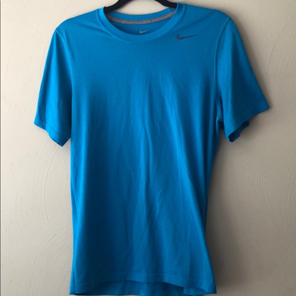 Nike turquoise dri-fit workout tee